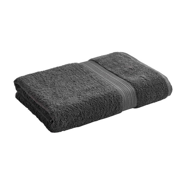 Christy Renaissance Ash Grey bath sheet, 89x173cm - British product