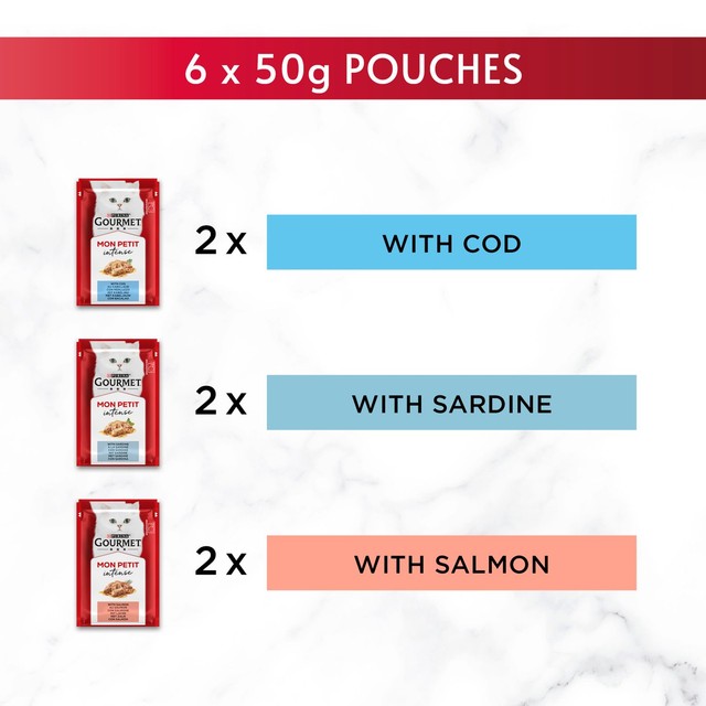 Gourmet Mon Petit wet cat food variety pack - British product