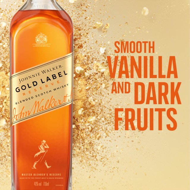 Johnnie Walker Gold Label Reserve Blended Scotch Whisky 70cl, UK version