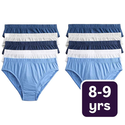 M&S M&S Blå Nautiske Briefs Blå Mix Barnebriefs 8-9 År - Kjøp online hos McGrocer
