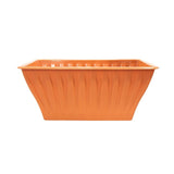 Rowan large rectangular terracotta planter 40x30x20cm, UK version