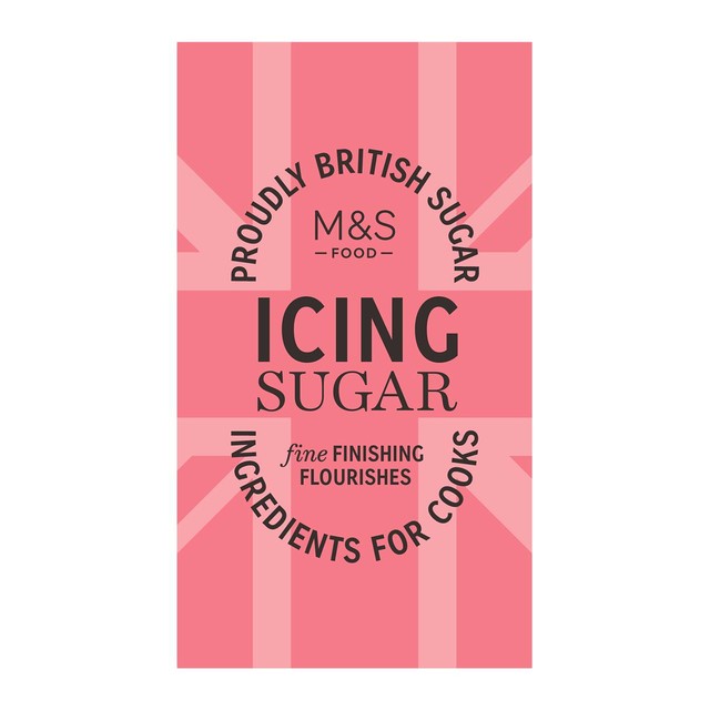 M&S Icing Sugar 500g, imported from the UK