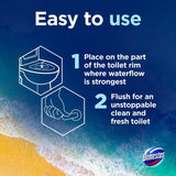 Domestos Toilet Rim Block Ocean 2 Pack - British product