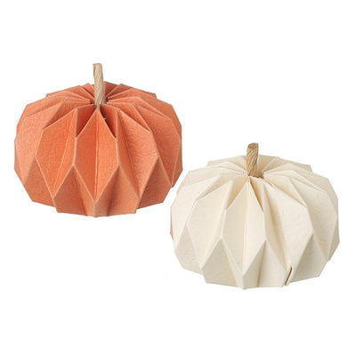 Heaven Sends Autumn Halloween Paper Pumpkin Set Room Decorations 2 per pack
