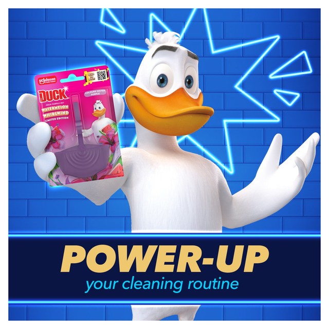Toilet Duck Watermelon Whirlwind rim block cleaner - British product