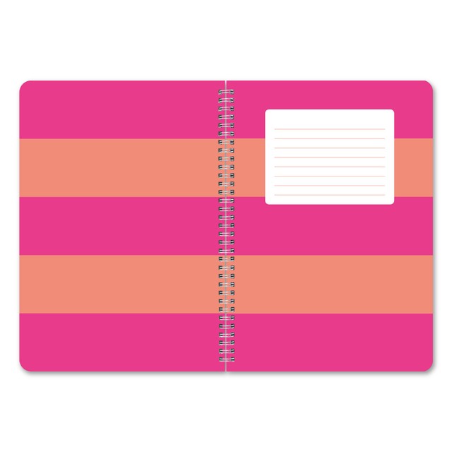 Nuco pink and orange A4 notebook with 160 pages, imported from the UK