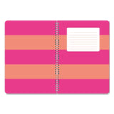 Nuco pink and orange A4 notebook with 160 pages, imported from the UK