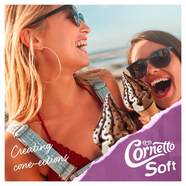 Wall's Soft Cookie & Chocolate ice cream cones 4 x 140ml - British product