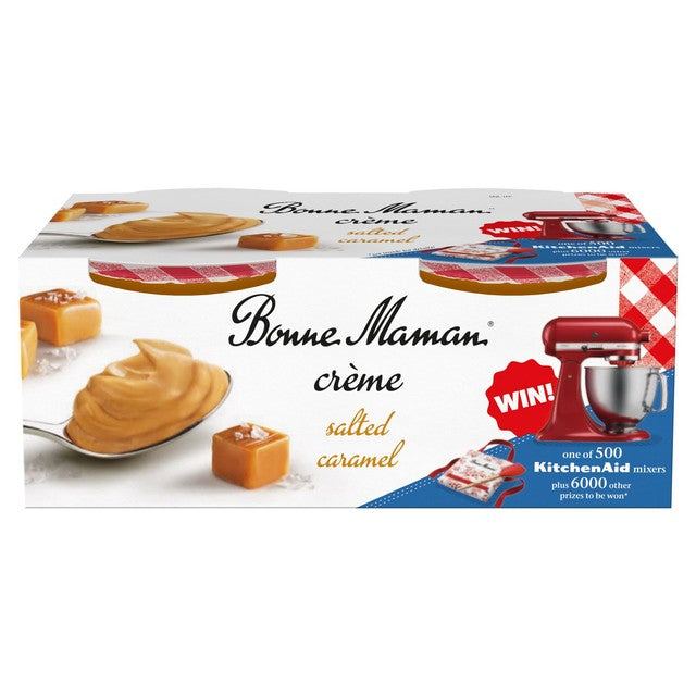 Bonne Maman salted caramel creme dessert 2 x 90g - British product