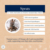 Hollings Sprats dog treats 100g, UK version