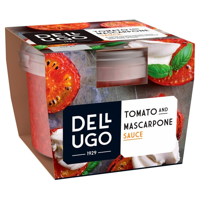 Dell'Ugo fresh tomato mascarpone sauce, imported from the UK