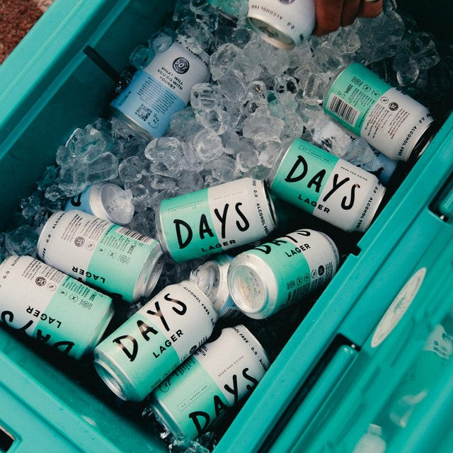 Days alcohol-free pale ale beer cans, 4 x 330ml - British product