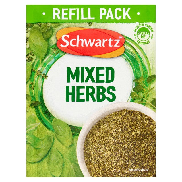 Schwartz mixed herbs refill pack 9g (British brand)