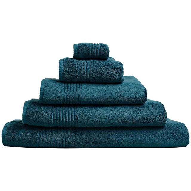 M&S face towels dark green 2 pack, imported from the UK