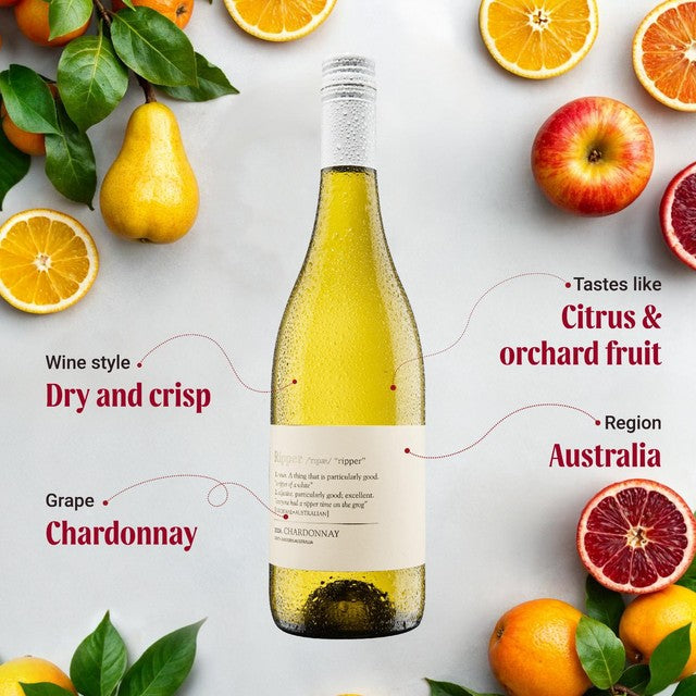 Virgin Wines Ripper Chardonnay wine (British brand)