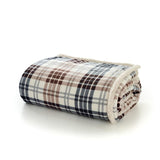 Deyongs Baldwin Check Sherpa Throw 140cm x 180cm, UK version