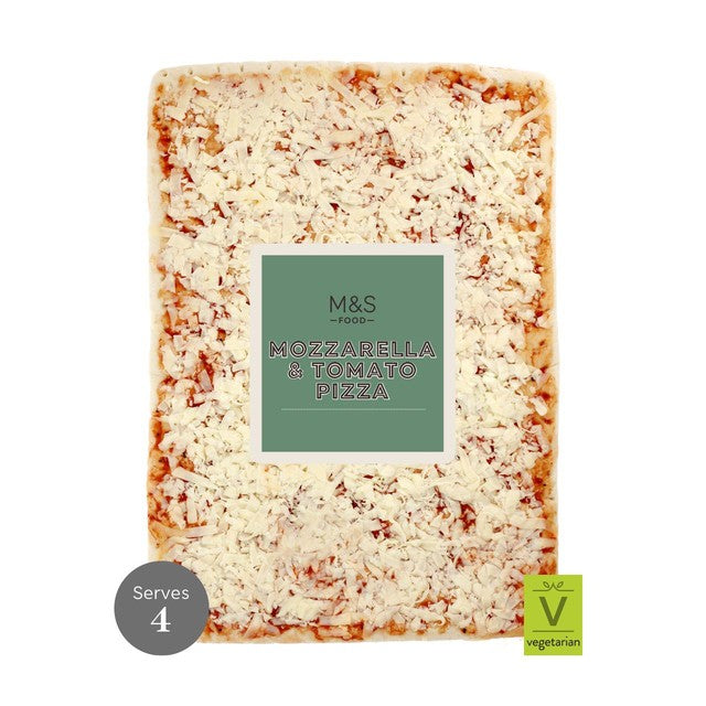 M&S Mozzarella & Tomato Pizza 473g, imported from the UK