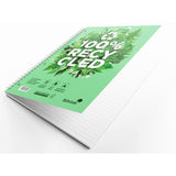 Silvine A4 Twin Wire Recycled Notebook (British brand)