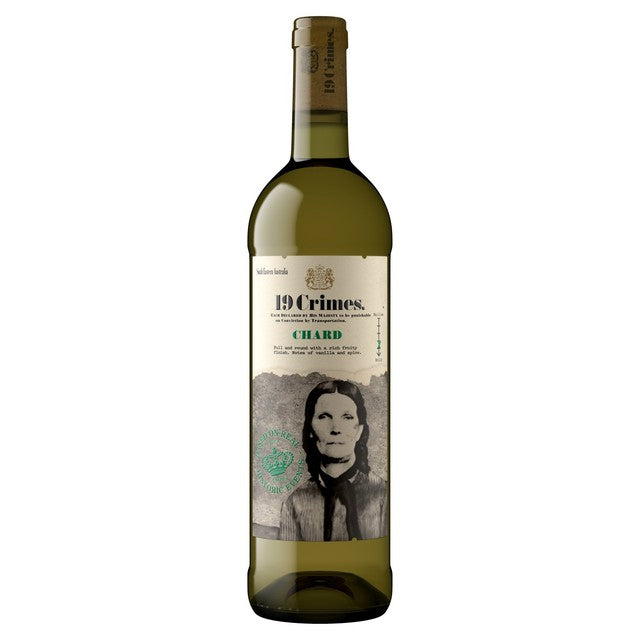 19 Crimes Chardonnay white wine 75cl - British product