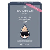 Selenacare bladder leak boxer briefs black size M (British brand)