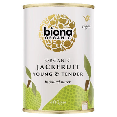 Biona Bio-Jackfrucht Fruchtfleisch in Salzwasser, Fleischalternative 400g
