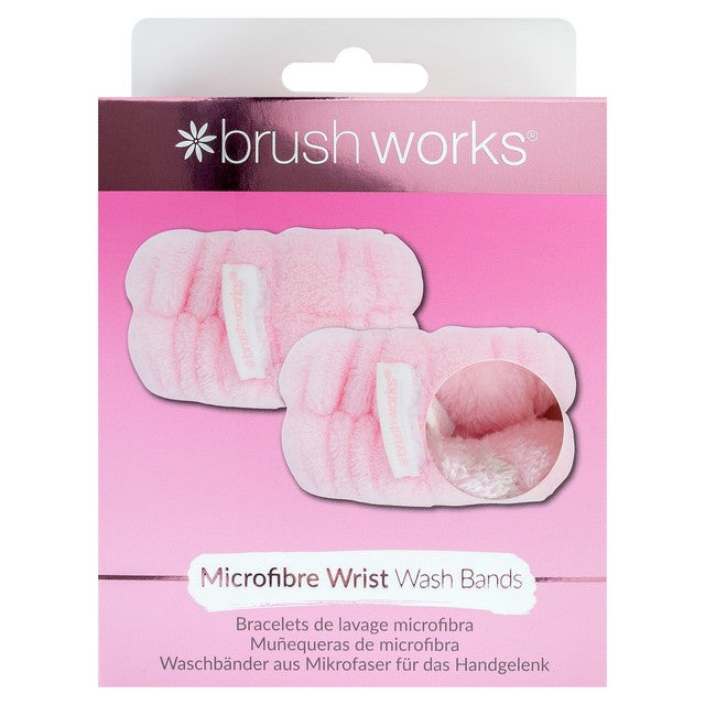Brushworks Microfibre Wrist Washbands Set 2 Pack - British product