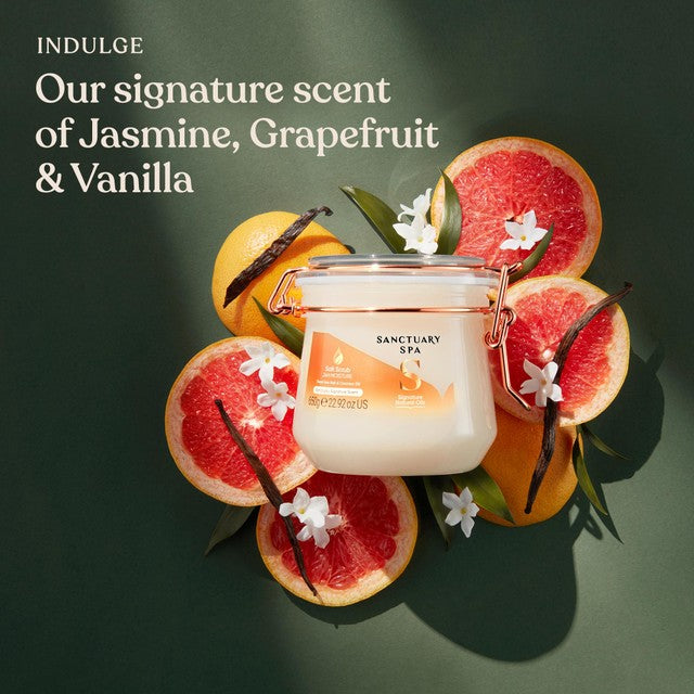 Sanctuary Spa Signature Natural Oils salt scrub 650g (British brand)