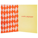 M&S Hip Hip Hooray birthday card with gold foil (British brand)
