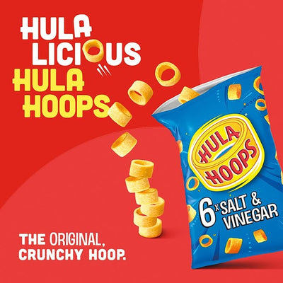 عبوة من 6 حلقات بطاطس M&S Hula Hoops بالملح والخل - اشترِ عبر الإنترنت من McGrocer