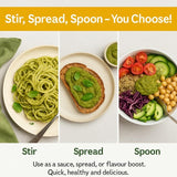 The Happy Pear Lovely Basil Pesto sauce 135g (British brand)