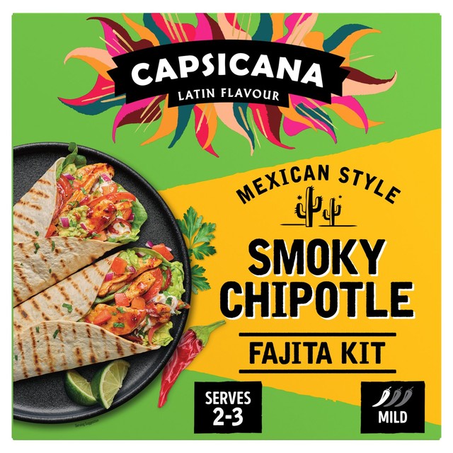 Capsicana Smoky Chipotle Fajita Kit 335g - British product