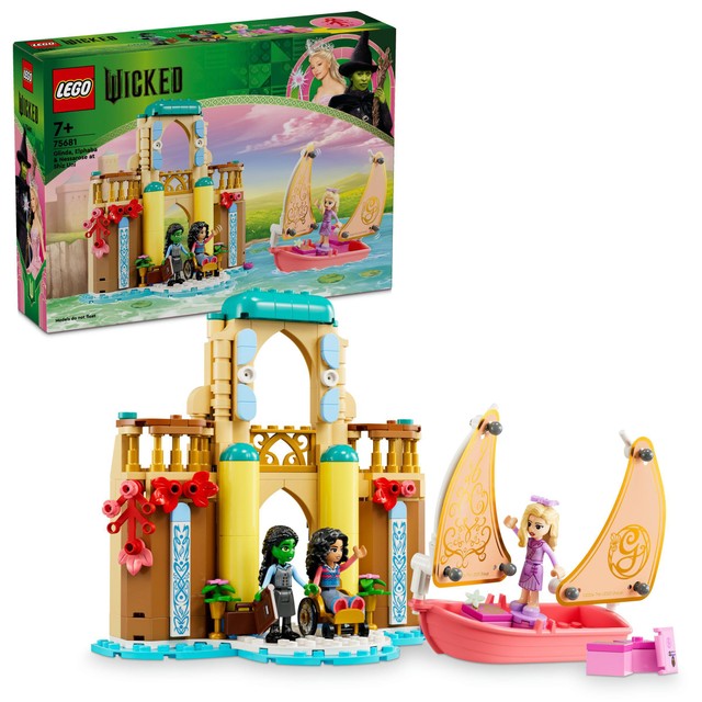 Lego Wicked Glinda, Elphaba & Nessarose at Shiz University building set 304 pieces, UK version