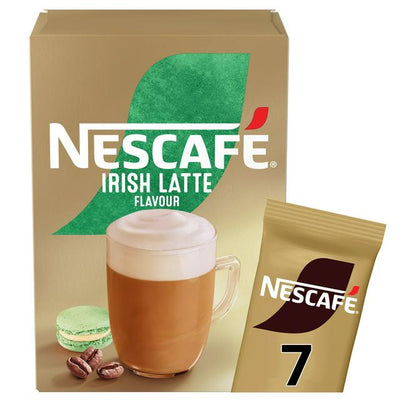 Sainsburys Café Mousse Latte Irlandais Instantané Nescafe Sachets x7 1386g - Acheter en ligne sur McGrocer