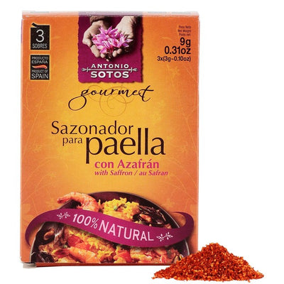 M&S Brindisa Sotos Paella Seasoning with Saffron Spice Blend 9g- Buy online at McGrocer