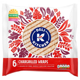 Deli Kitchen Chargrilled Tortilla Wraps 6x61g - British product
