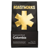 Roastworks Decaf Colombia Whole Bean Coffee 200g, imported from the UK