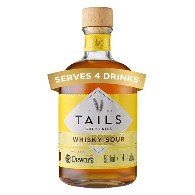 Tails Whisky Sour premixed cocktail 500ml (British brand)