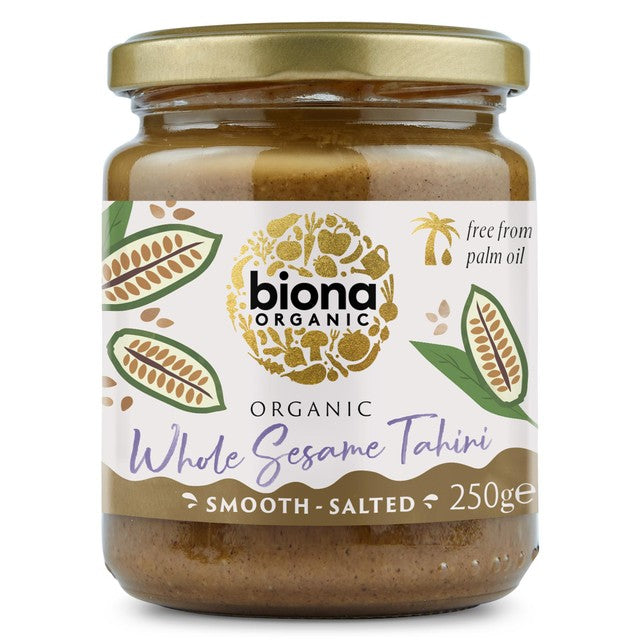 Biona Organic Whole Sesame Tahini 250g - British product