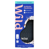 Wild starter pack Fresh Cotton & Sea Salt, imported from the UK