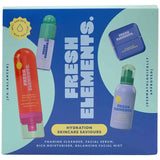 M&S Hydration Set four-step skincare set with cleanser, serum, moisturiser, and mist, UK version