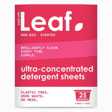 Wash with Leaf non bio laundry sheets 25 sheets (British brand)