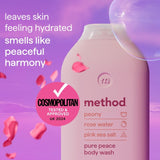 Method Pure Peace body wash 532ml, imported from the UK