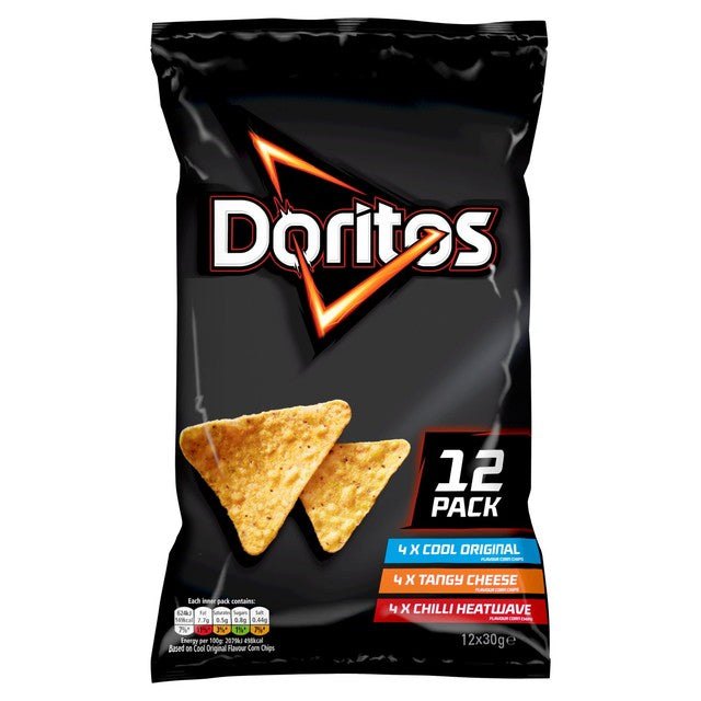 Doritos variety tortilla chips multipack - British product