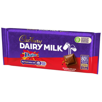 Cadbury Dairy Milk Daim Melkesjokoladeplate 120g