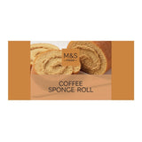 M&S coffee sponge roll 220g, imported from the UK