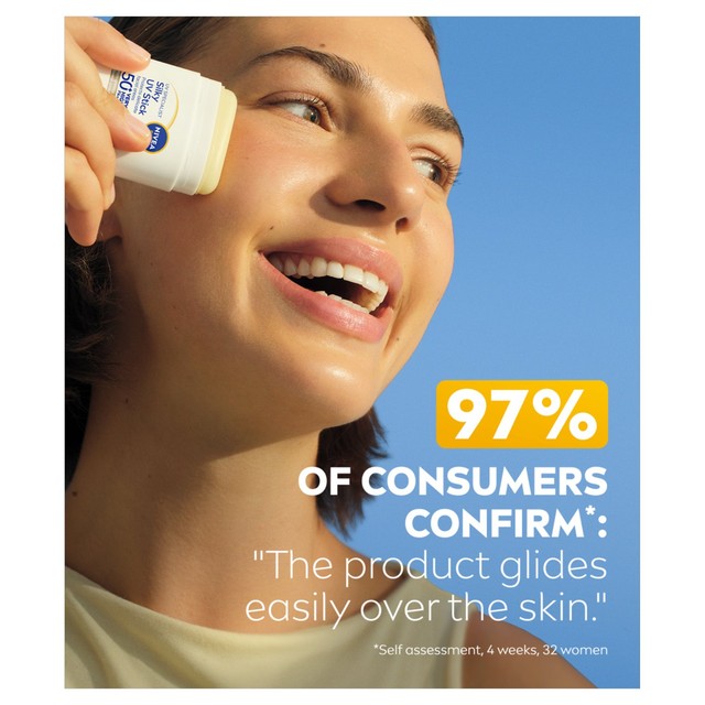 NIVEA SUN Silky UV Stick SPF50+ sunscreen, UK version