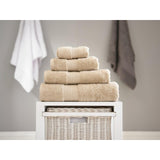 Bliss bath sheet in Biscuit color, 90cm x 150cm - British product