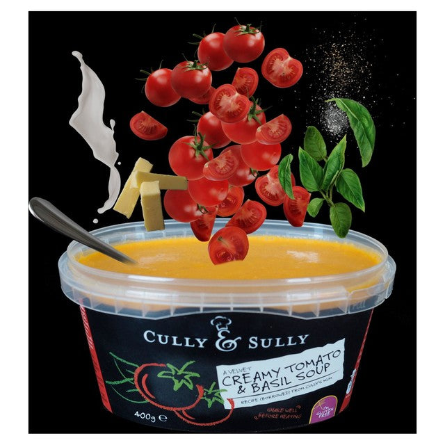 Cully & Sully tomato basil soup 400g - British product
