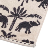 M&S pure cotton bath sheet Charcoal geometric design, imported from the UK