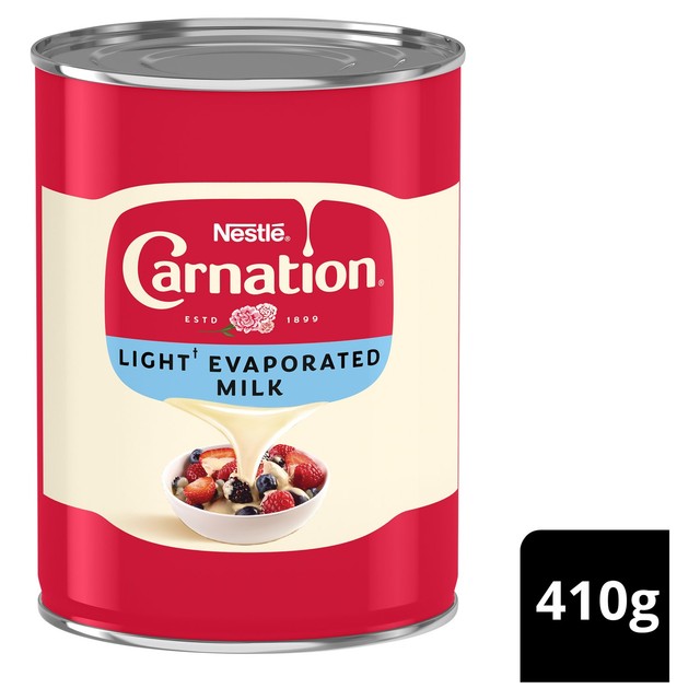 Carnation light evaporated milk 410g - British product